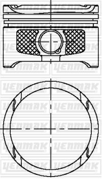 Поршень   31-04315-000   YENMAK