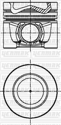 Поршень   31-04341-000   YENMAK