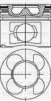 Поршень   31-04615-000   YENMAK