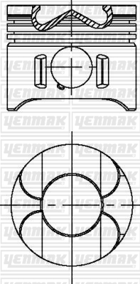 Поршень   31-04697-000   YENMAK