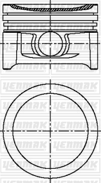 Поршень   31-04720-000   YENMAK