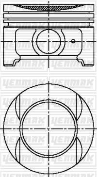 Поршень   31-04924-000   YENMAK
