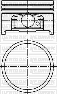 Поршень   31-04927-000   YENMAK