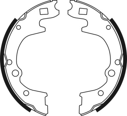 Комплект тормозных колодок C00320ABE ABE #4