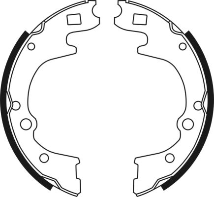 Комплект тормозных колодок C00517ABE ABE #1