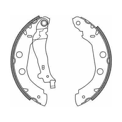 Комплект тормозных колодок   C01002ABE   ABE