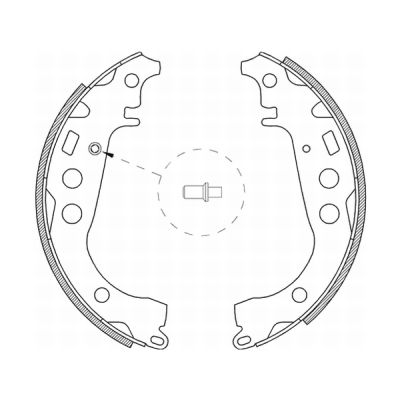 Комплект тормозных колодок   C02059ABE   ABE