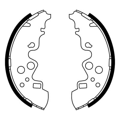 Комплект тормозных колодок   C03051ABE   ABE