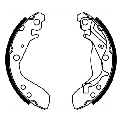 Комплект тормозных колодок   C04017ABE   ABE