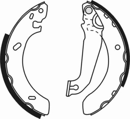 Комплект гальмівних колодок C0G032ABE ABE #1