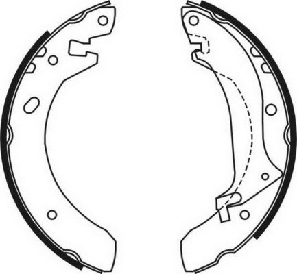 Комплект тормозных колодок   C0I001ABE   ABE