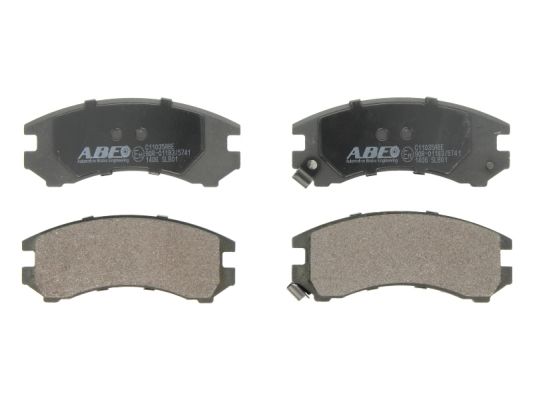 Комплект тормозных колодок, дисковый тормоз   C11035ABE   ABE