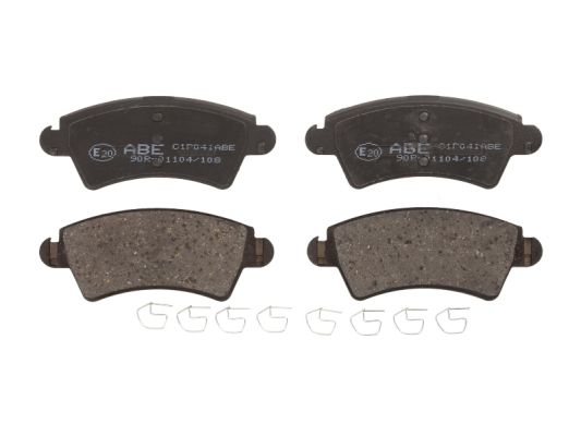 Комплект гальмівних накладок, дискове гальмо   C1P041ABE   ABE