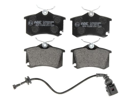 Комплект гальмівних накладок, дискове гальмо   C2S000ABE   ABE