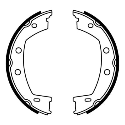 Комплект тормозных колодок, стояночная тормозная система, ABE CRI001ABE Комплект тормозных колодок, стояночная тормозная система, ABE CRI001ABE