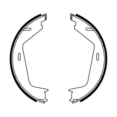 Комплект гальмівних колодок, стоянкове гальмо CRV005ABE ABE #2