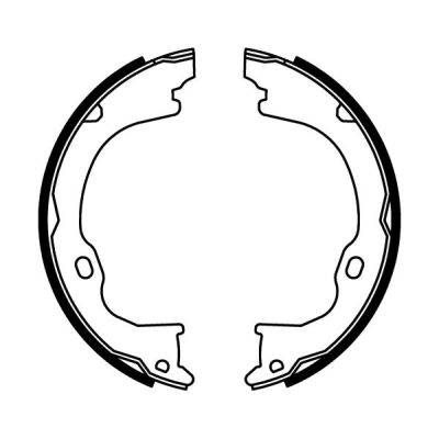 Комплект тормозных колодок, стояночная тормозная система CRY004ABE ABE #1