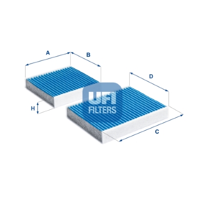 Фільтр, повітря у салоні   34.164.00   UFI