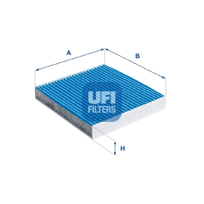 Фильтр, воздух во внутренном пространстве   34.266.00   UFI