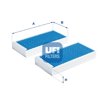 Фільтр, повітря у салоні   34.279.00   UFI