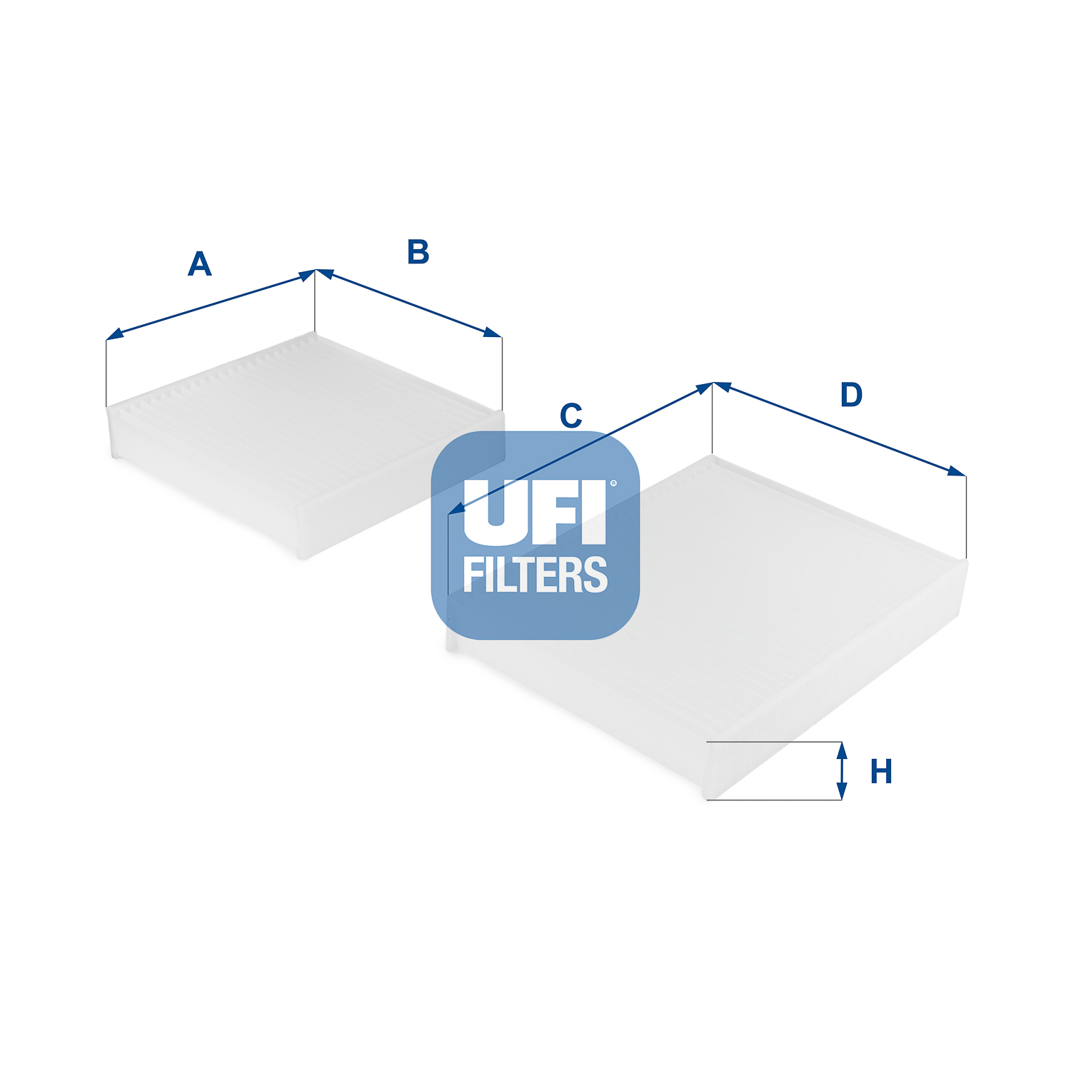 Фильтр, воздух во внутренном пространстве   53.143.00   UFI