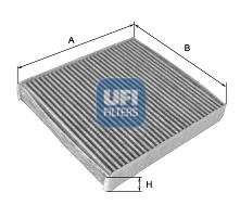 Фільтр, повітря у салоні   54.135.00   UFI