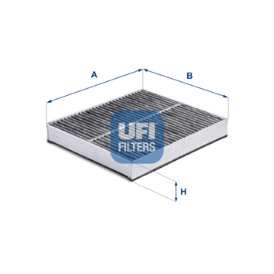 Фільтр, повітря у салоні   54.320.00   UFI