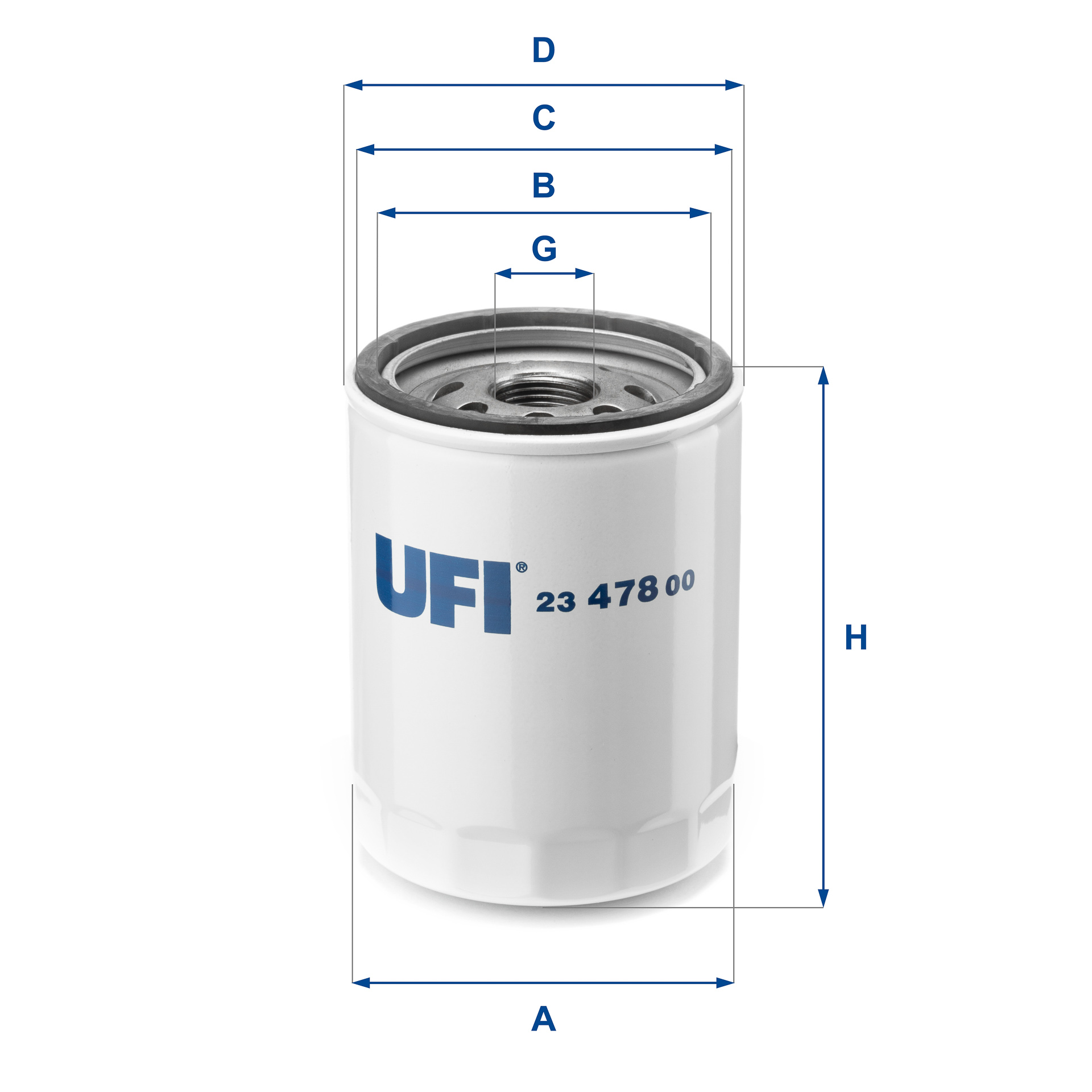 Оливний фільтр   23.478.00   UFI