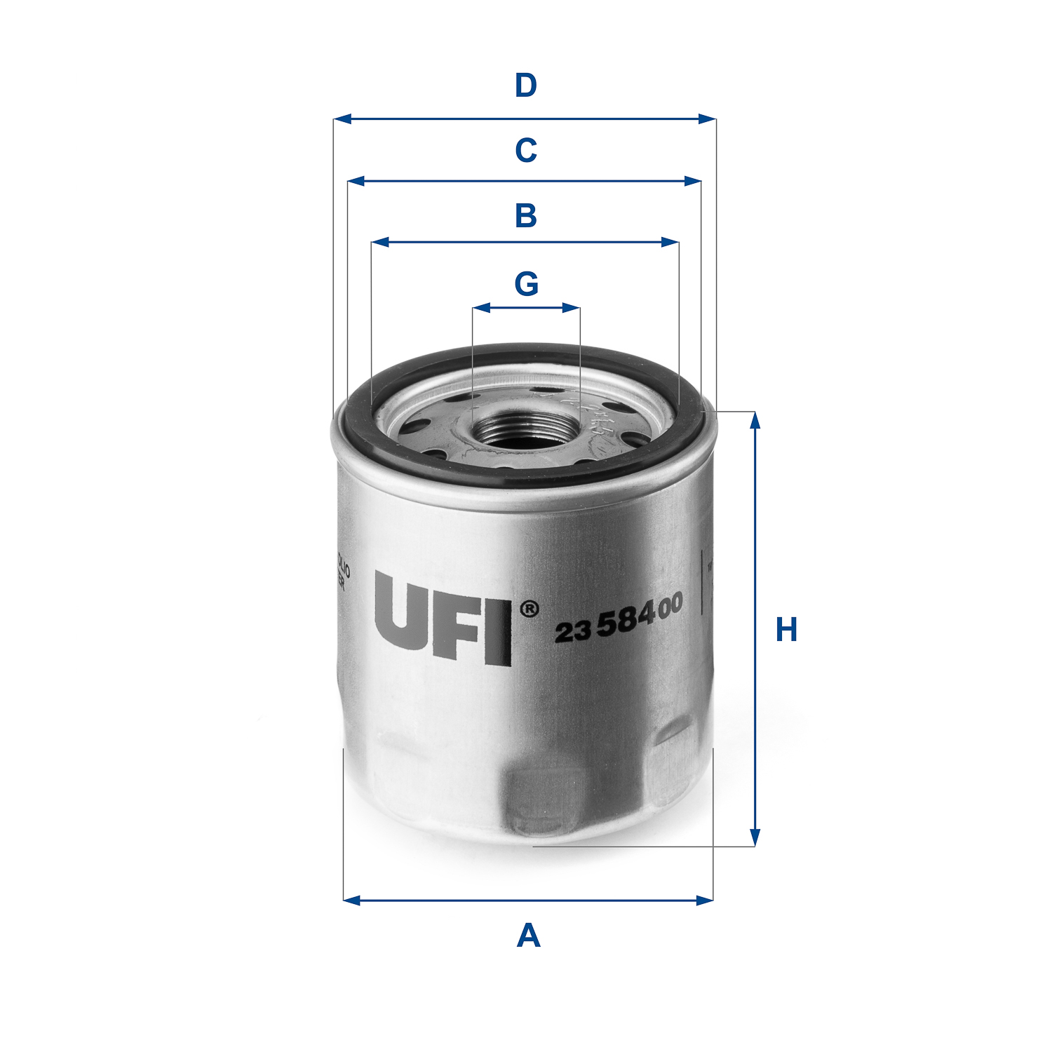 Оливний фільтр   23.584.00   UFI