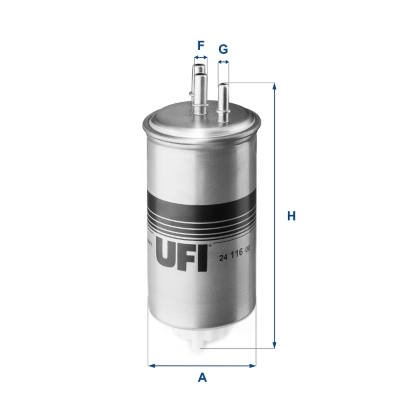 Фільтр палива   24.116.00   UFI