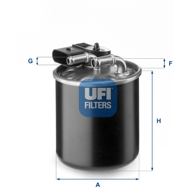 Фільтр палива   24.150.00   UFI