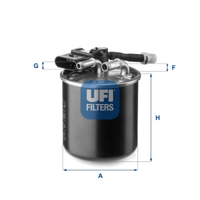 Фільтр палива   24.151.00   UFI