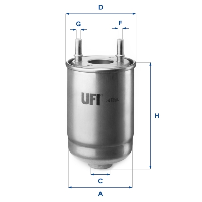 Фільтр палива   24.186.00   UFI