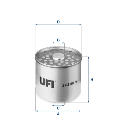 Фільтр палива   24.360.00   UFI