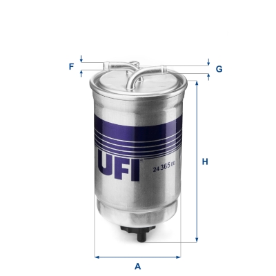 Топливный фильтр   24.365.00   UFI