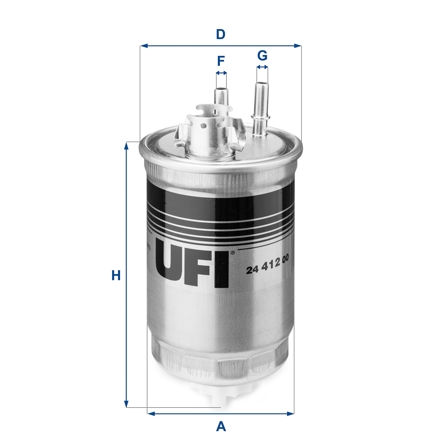 Топливный фильтр   24.412.00   UFI