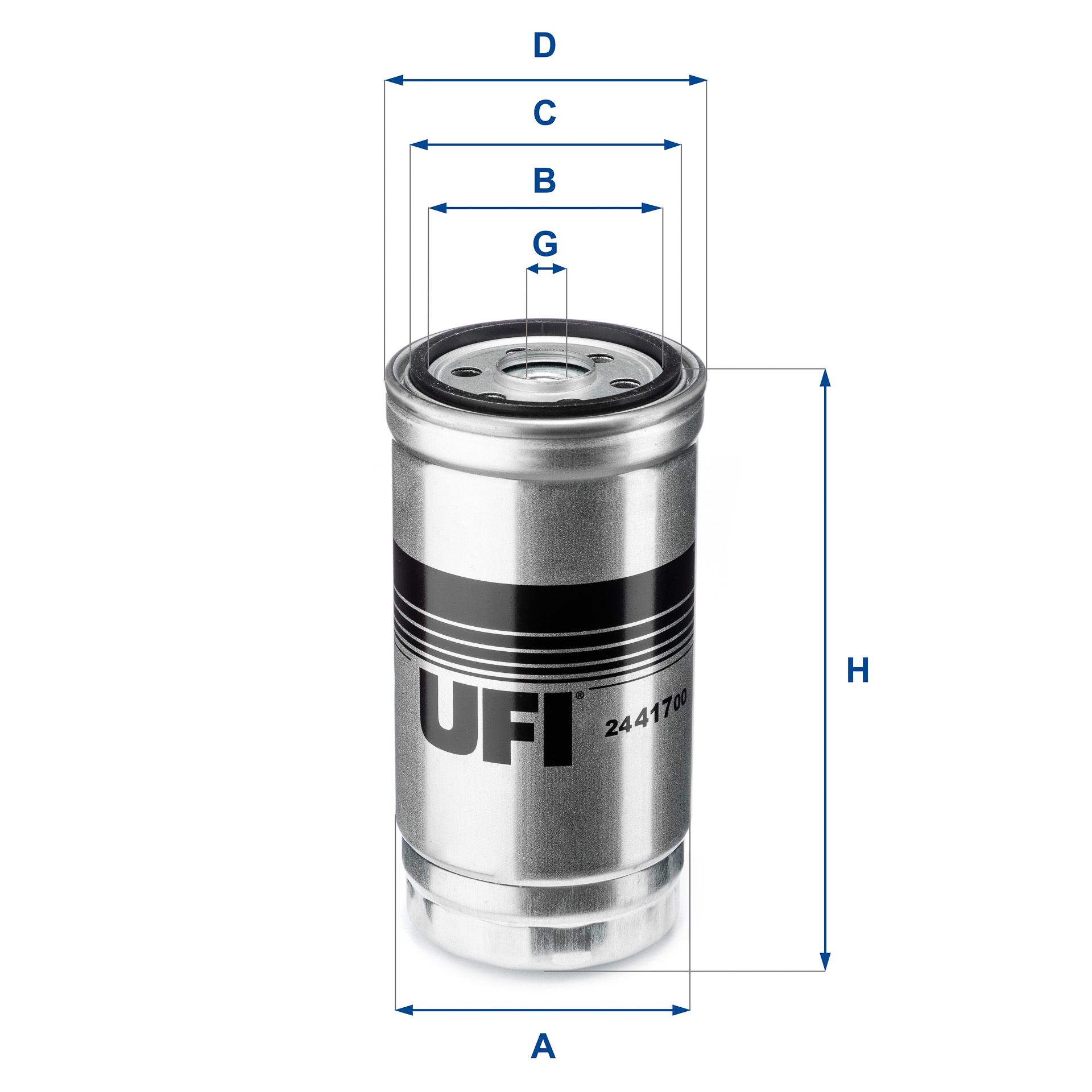 Фільтр палива   24.417.00   UFI