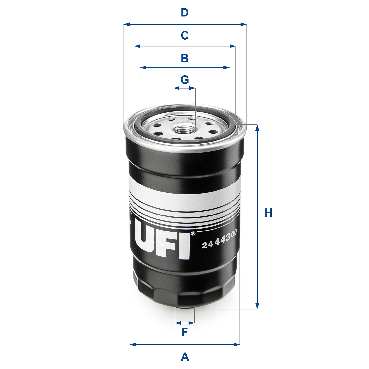 Фільтр палива   24.443.00   UFI