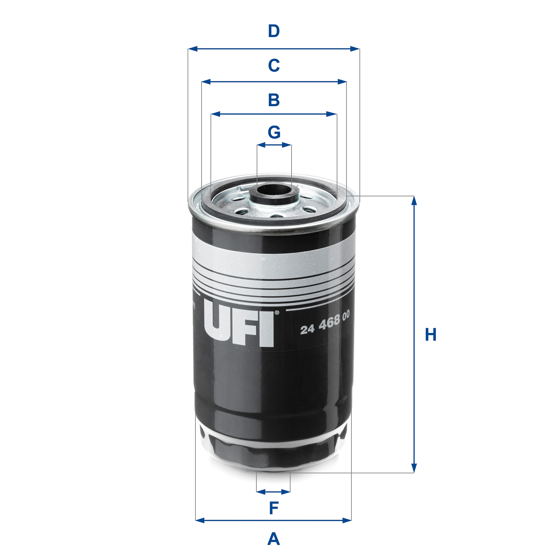 Фільтр палива   24.468.00   UFI