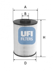 Фільтр палива   26.037.00   UFI