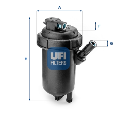 Фільтр палива   55.120.00   UFI