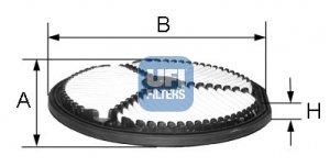 Воздушный фильтр   27.274.00   UFI