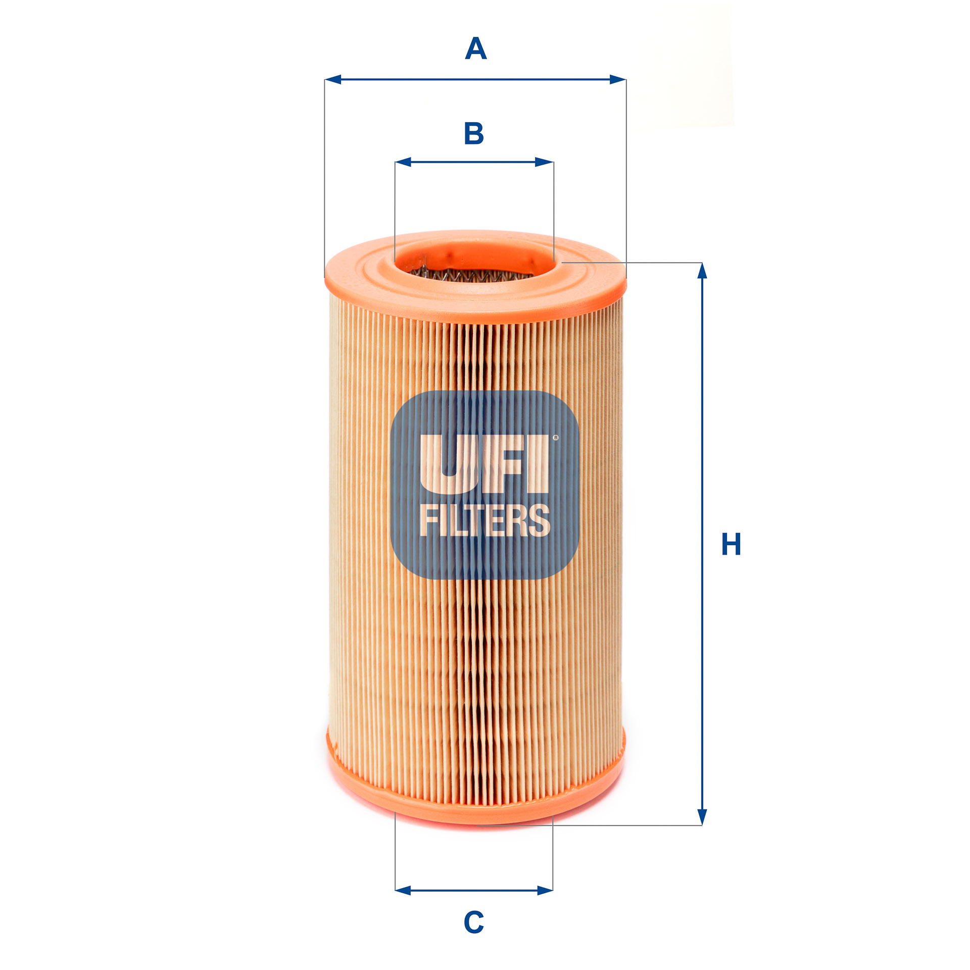 Повітряний фільтр   27.524.00   UFI