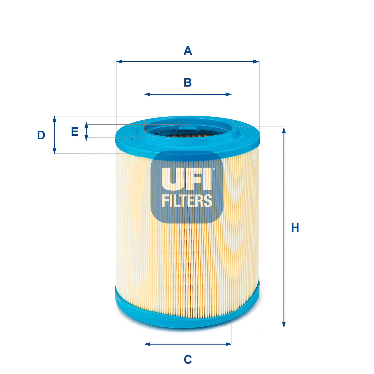 Повітряний фільтр   27.606.00   UFI