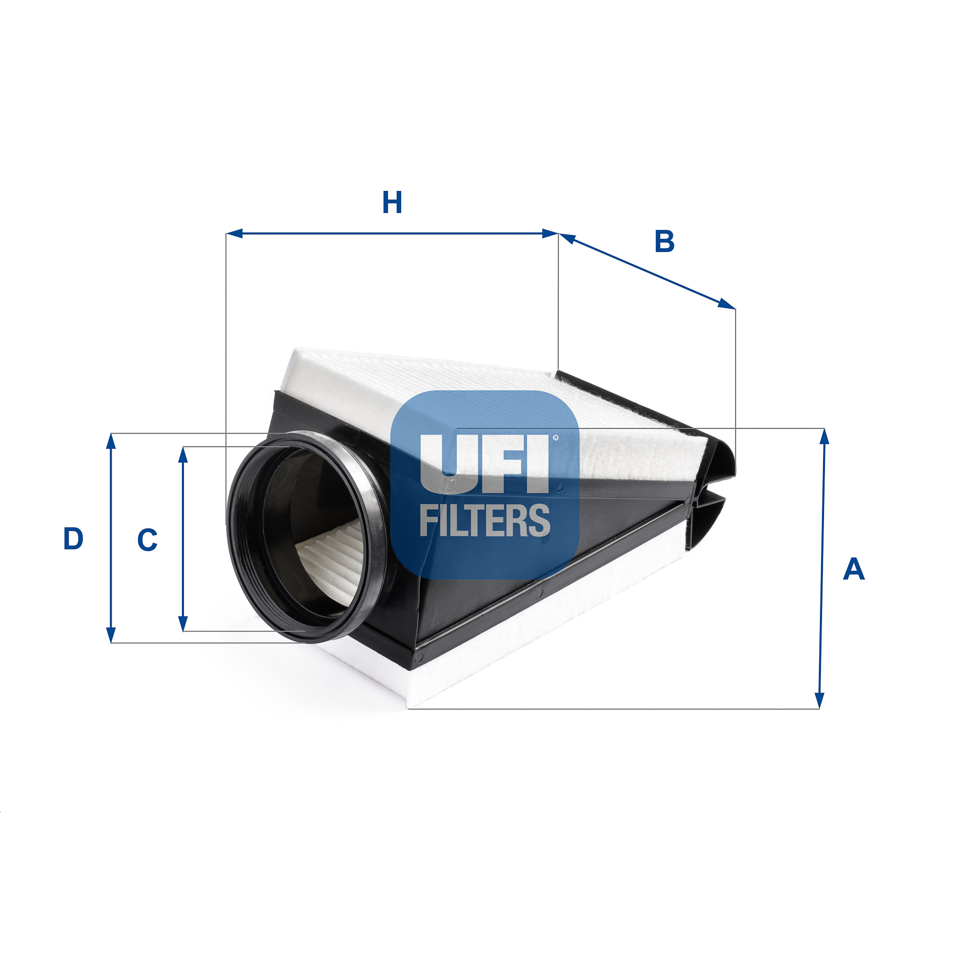 Повітряний фільтр   30.B87.00   UFI