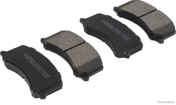 Комплект гальмівних накладок, дискове гальмо   J3608016   HERTH+BUSS JAKOPARTS