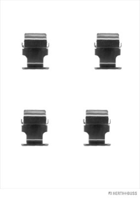 Комплект приладдя, накладка дискового гальма   J3665013   HERTH+BUSS JAKOPARTS