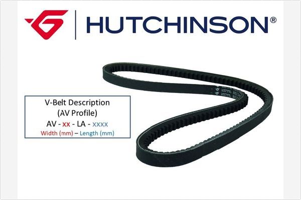 Клиновой ремень   AV 13 La 1125   HUTCHINSON