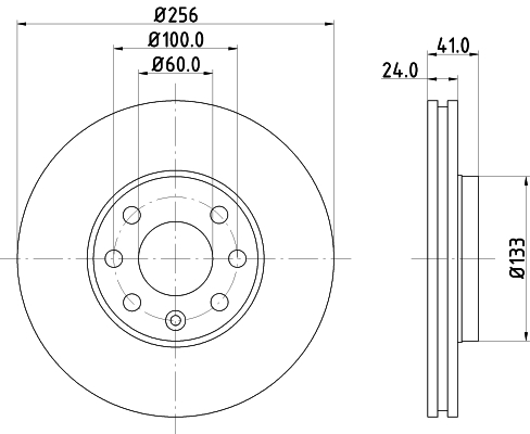 Тормозной диск   MDC1049C   MINTEX