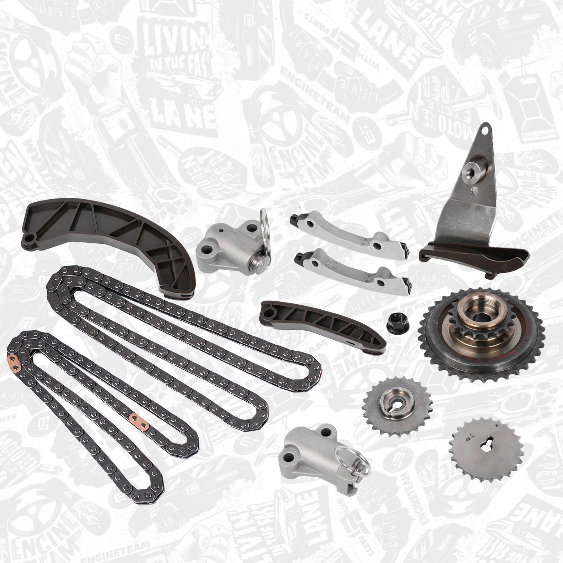 Комплект ланцюгів привода RS0020 ET ENGINETEAM #1